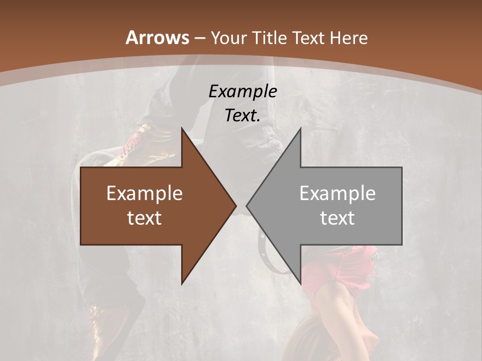 Acrobatic Posing Fashion PowerPoint Template