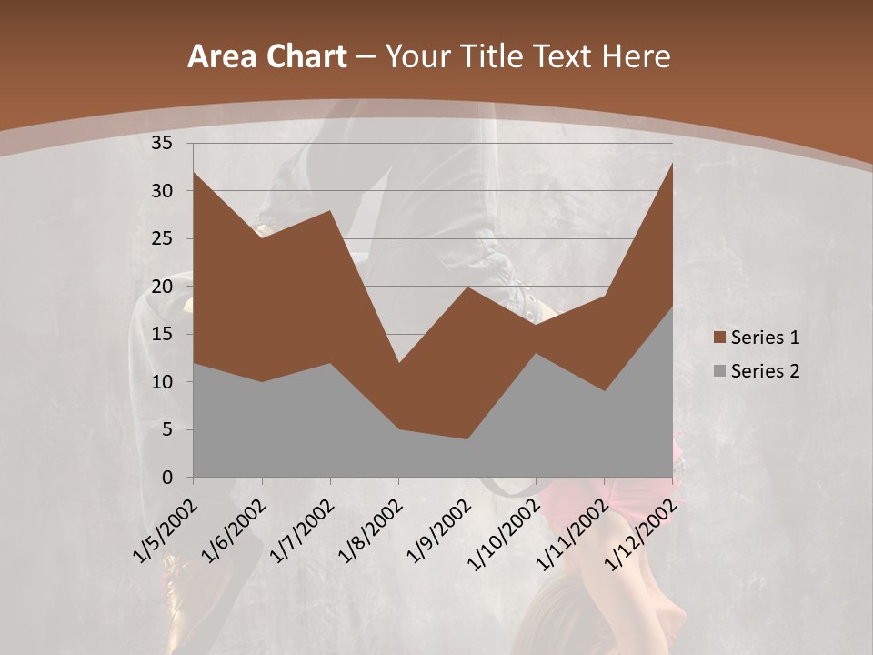 Acrobatic Posing Fashion PowerPoint Template