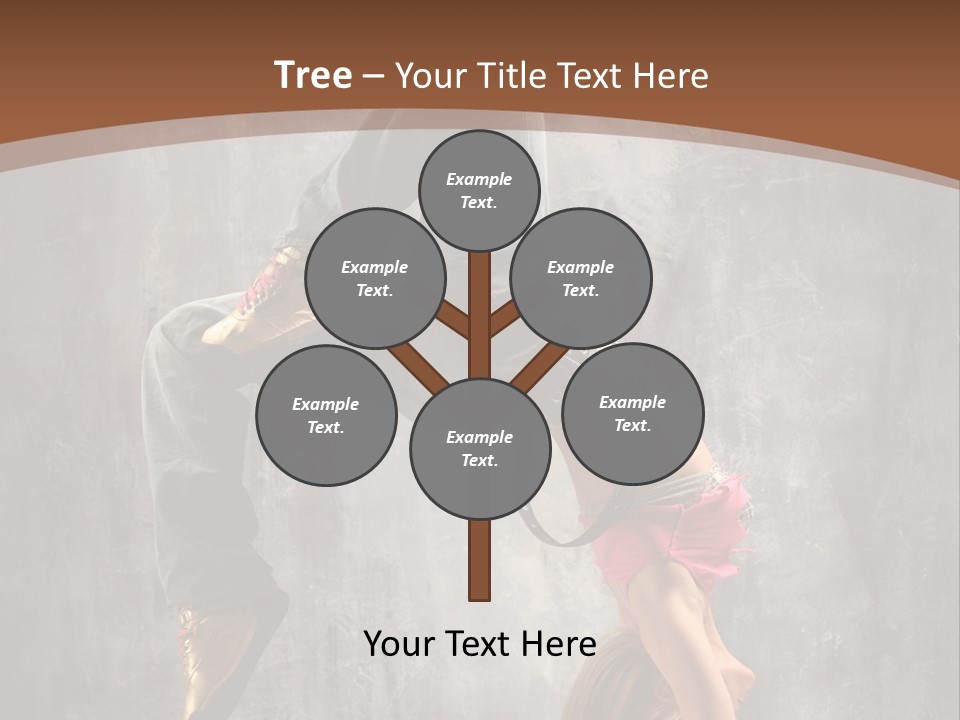 Acrobatic Posing Fashion PowerPoint Template