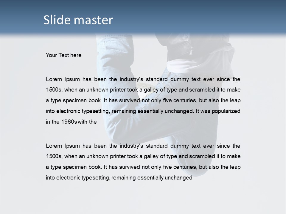 Teenager Performance Elegance PowerPoint Template