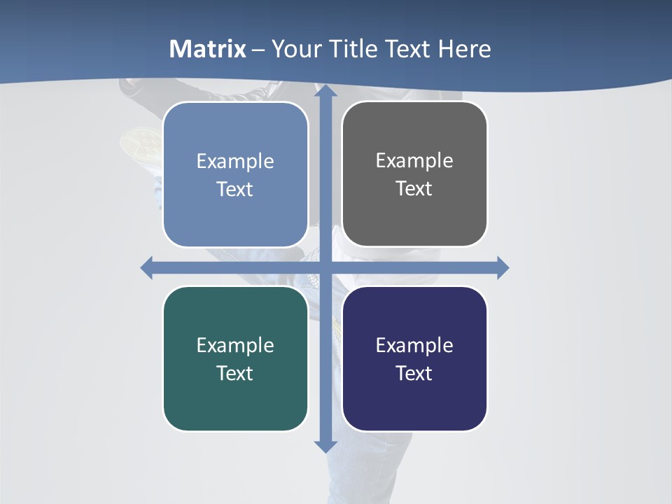 Fitness Background Jump PowerPoint Template