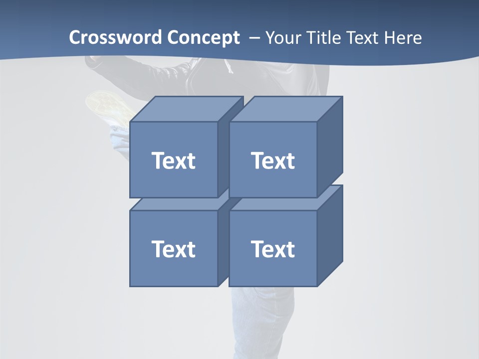 Fitness Background Jump PowerPoint Template
