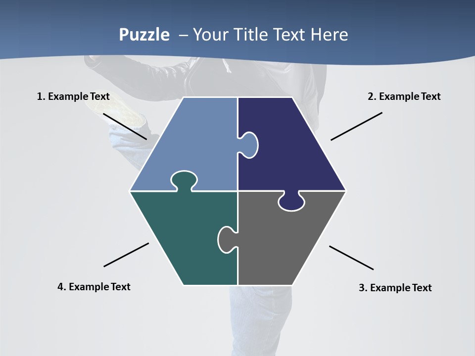 Fitness Background Jump PowerPoint Template