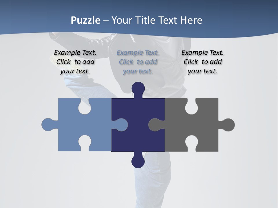 Fitness Background Jump PowerPoint Template