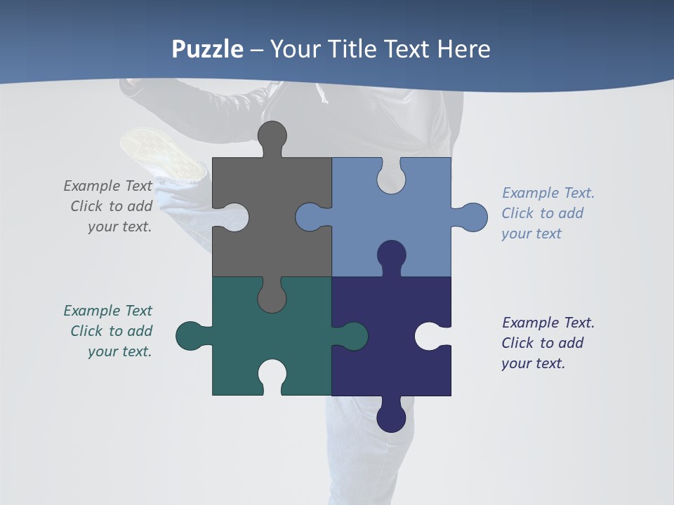 Fitness Background Jump PowerPoint Template