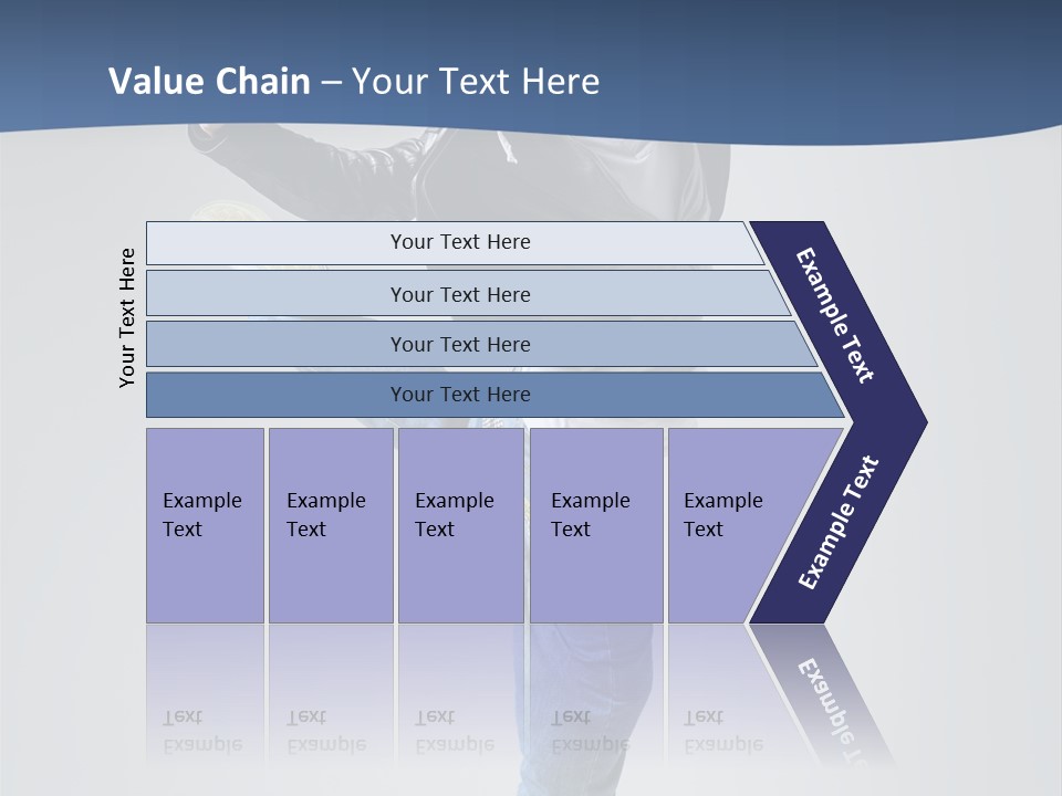 Fitness Background Jump PowerPoint Template