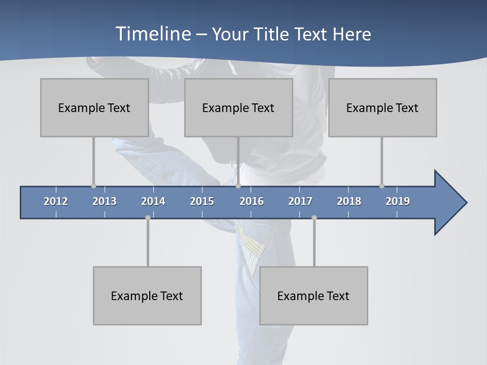 Fitness Background Jump PowerPoint Template