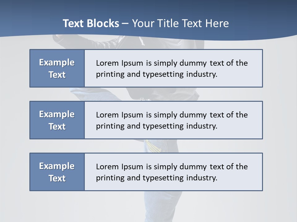 Fitness Background Jump PowerPoint Template