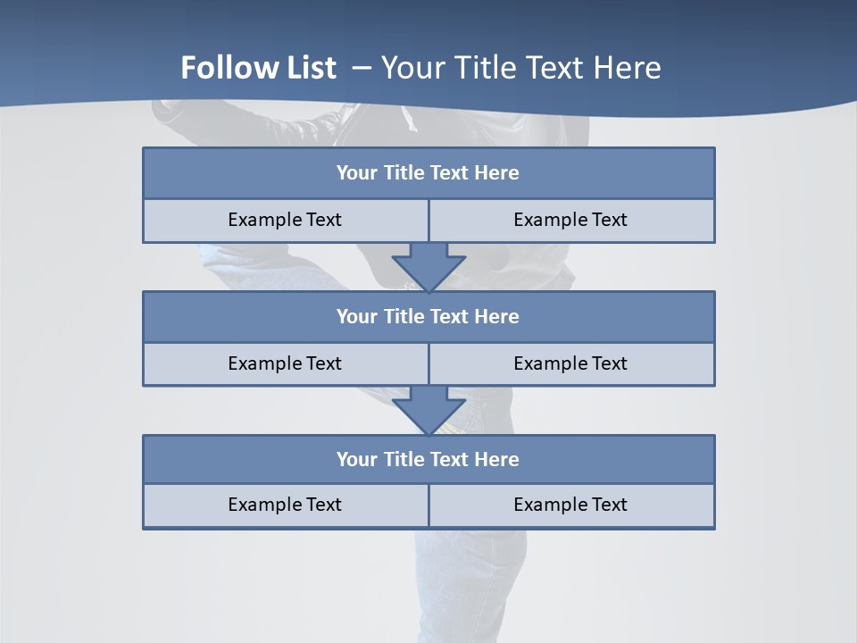 Fitness Background Jump PowerPoint Template