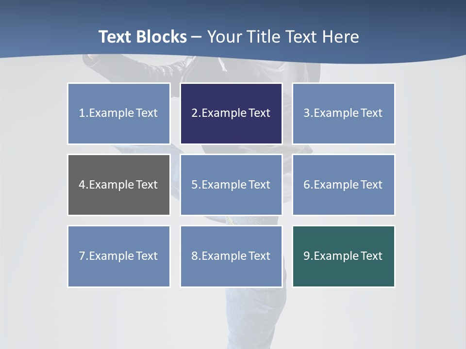 Fitness Background Jump PowerPoint Template