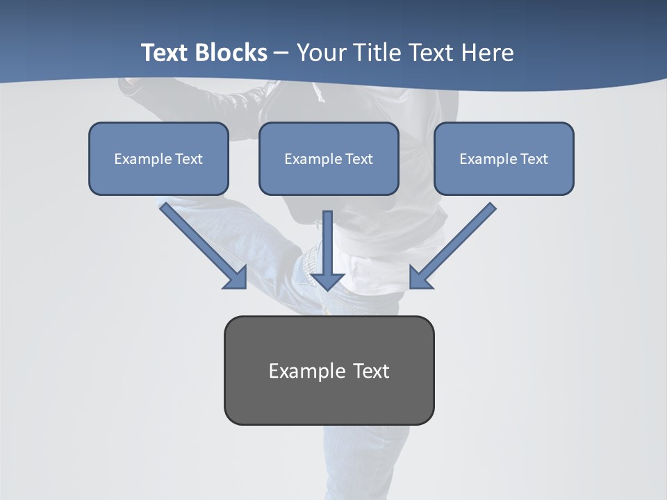 Fitness Background Jump PowerPoint Template
