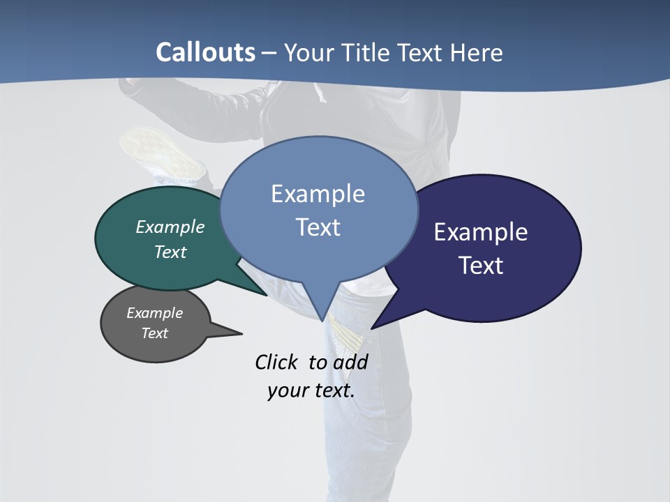 Fitness Background Jump PowerPoint Template