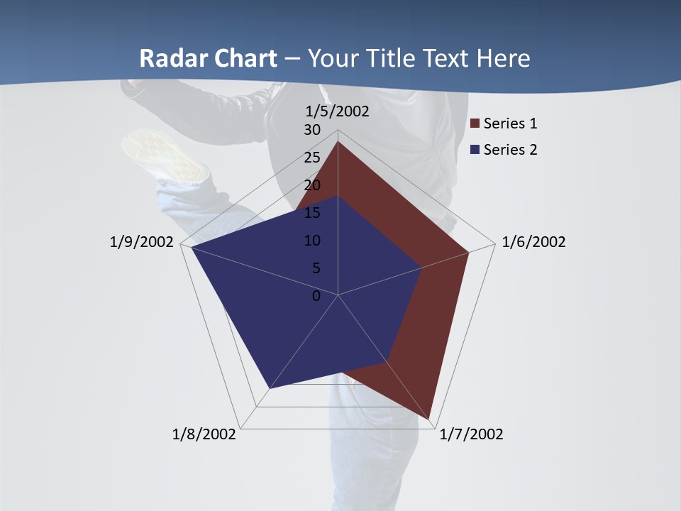 Fitness Background Jump PowerPoint Template