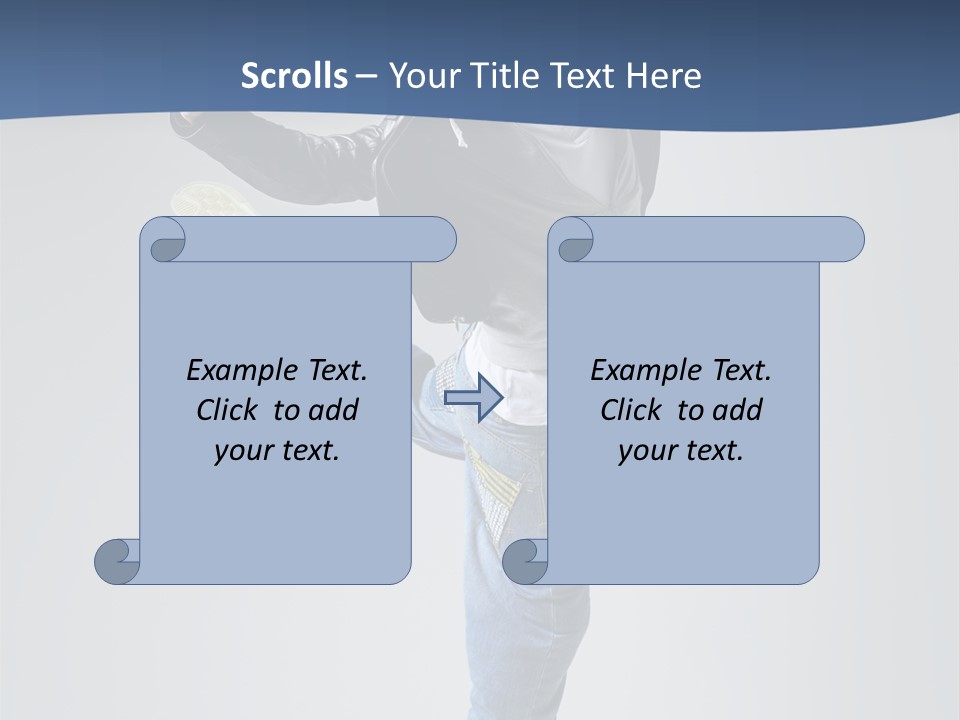 Fitness Background Jump PowerPoint Template