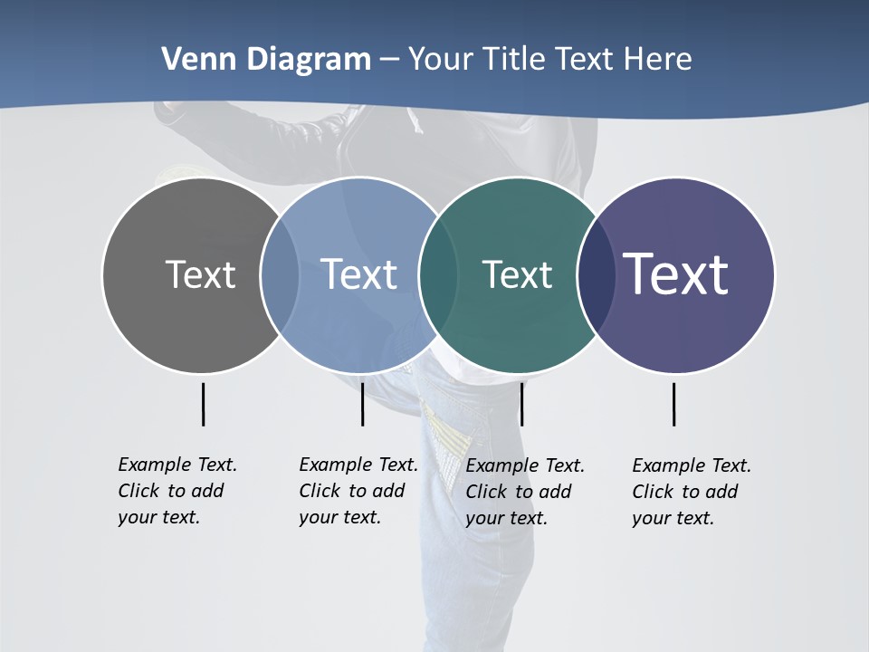Fitness Background Jump PowerPoint Template