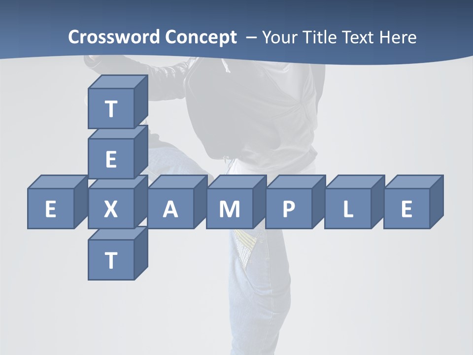 Fitness Background Jump PowerPoint Template