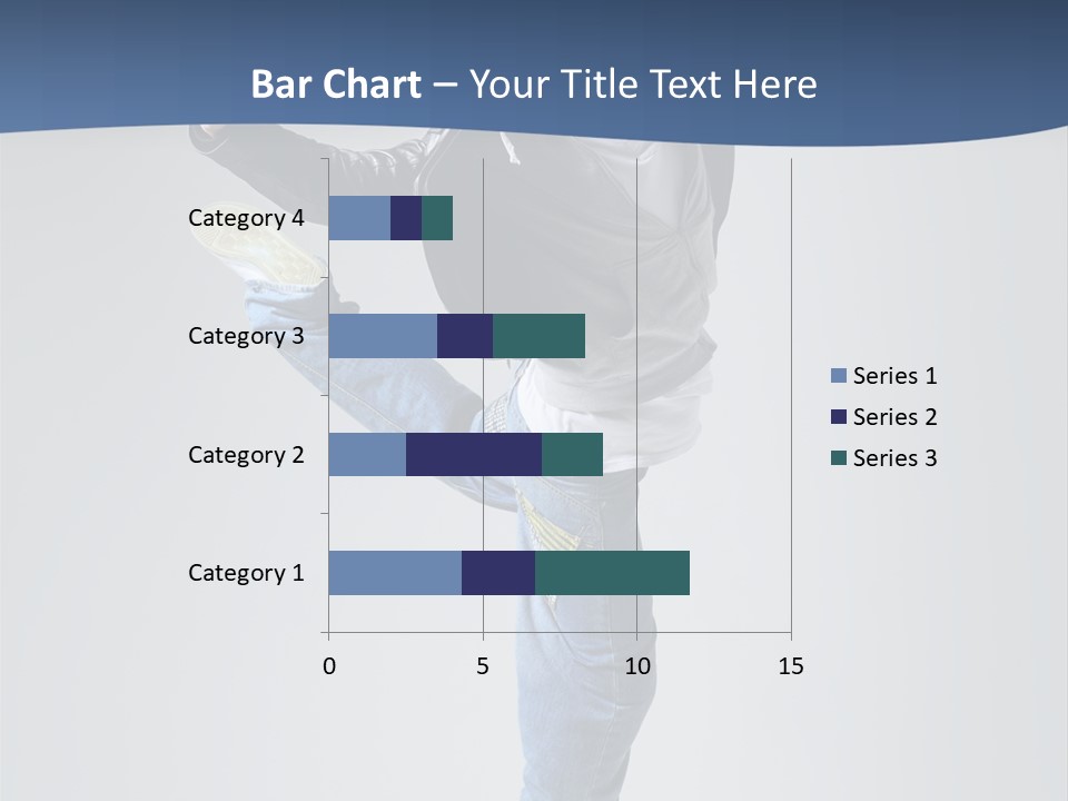 Fitness Background Jump PowerPoint Template