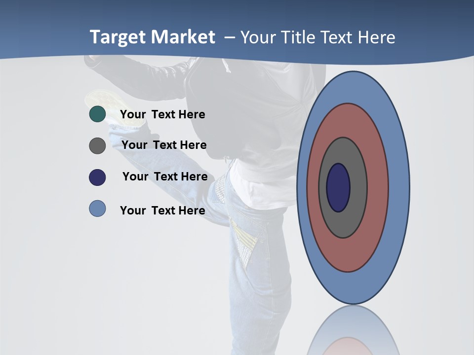 Fitness Background Jump PowerPoint Template