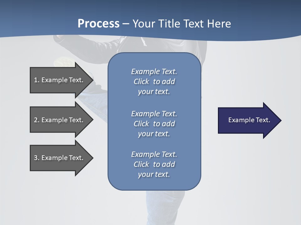 Fitness Background Jump PowerPoint Template