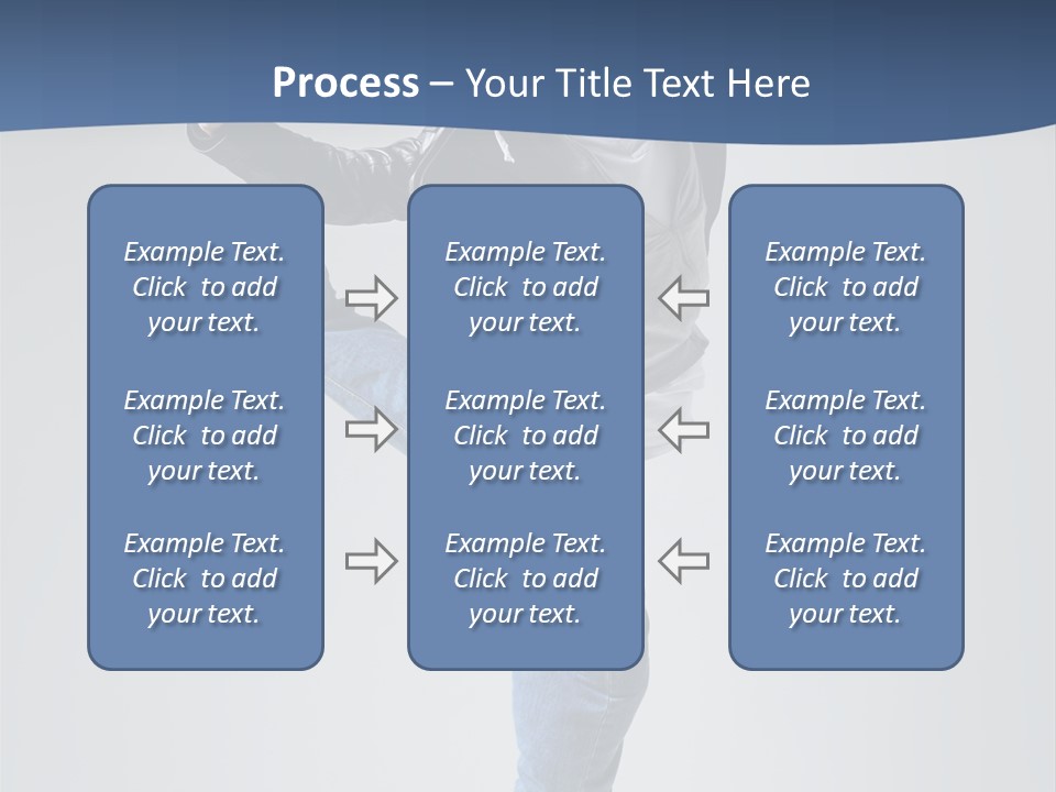 Fitness Background Jump PowerPoint Template