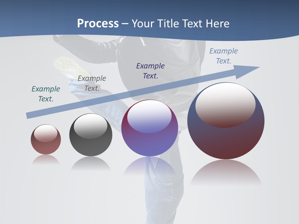 Fitness Background Jump PowerPoint Template