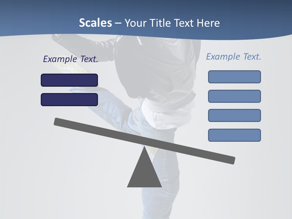 Fitness Background Jump PowerPoint Template