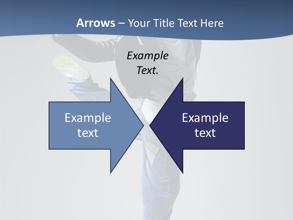 Fitness Background Jump PowerPoint Template