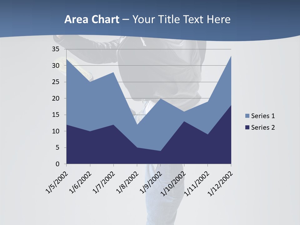 Fitness Background Jump PowerPoint Template