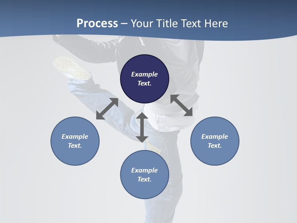 Fitness Background Jump PowerPoint Template