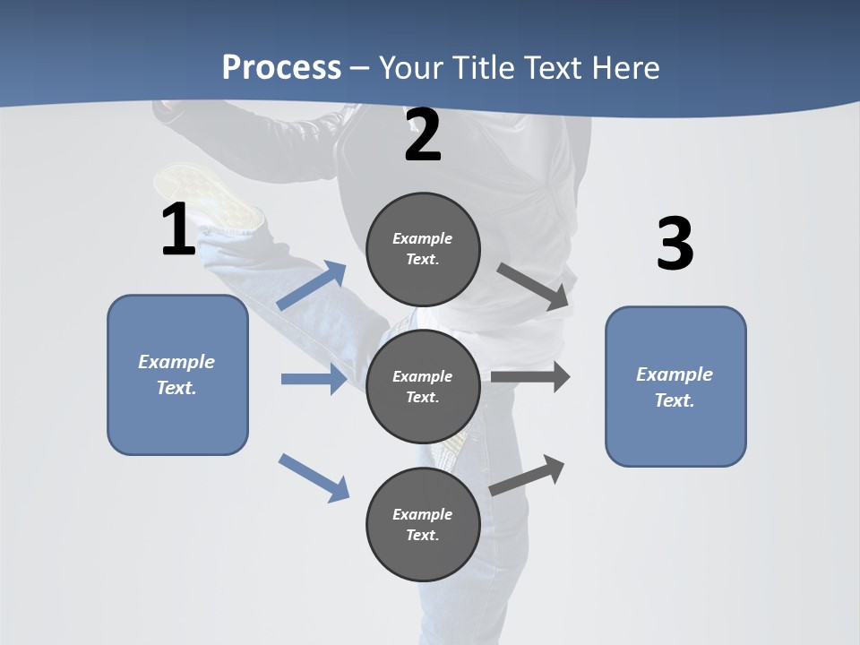 Fitness Background Jump PowerPoint Template