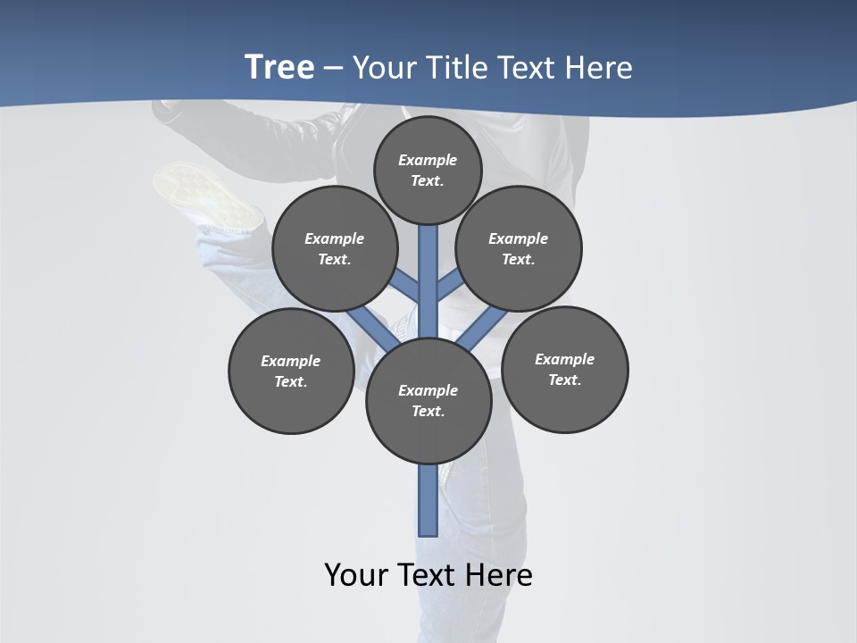 Fitness Background Jump PowerPoint Template