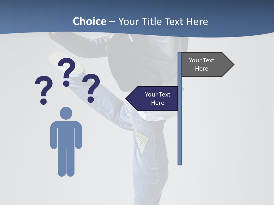 Fitness Background Jump PowerPoint Template