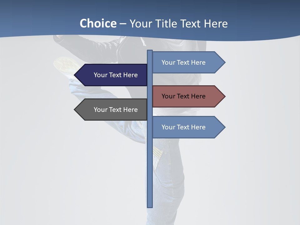 Fitness Background Jump PowerPoint Template