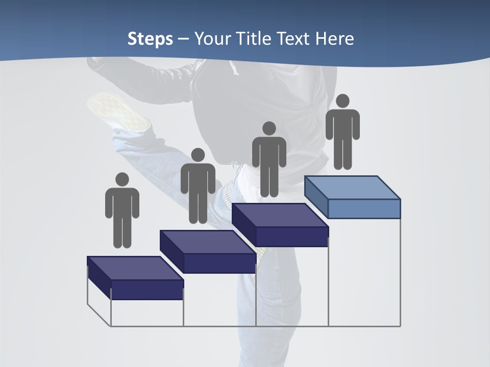 Fitness Background Jump PowerPoint Template