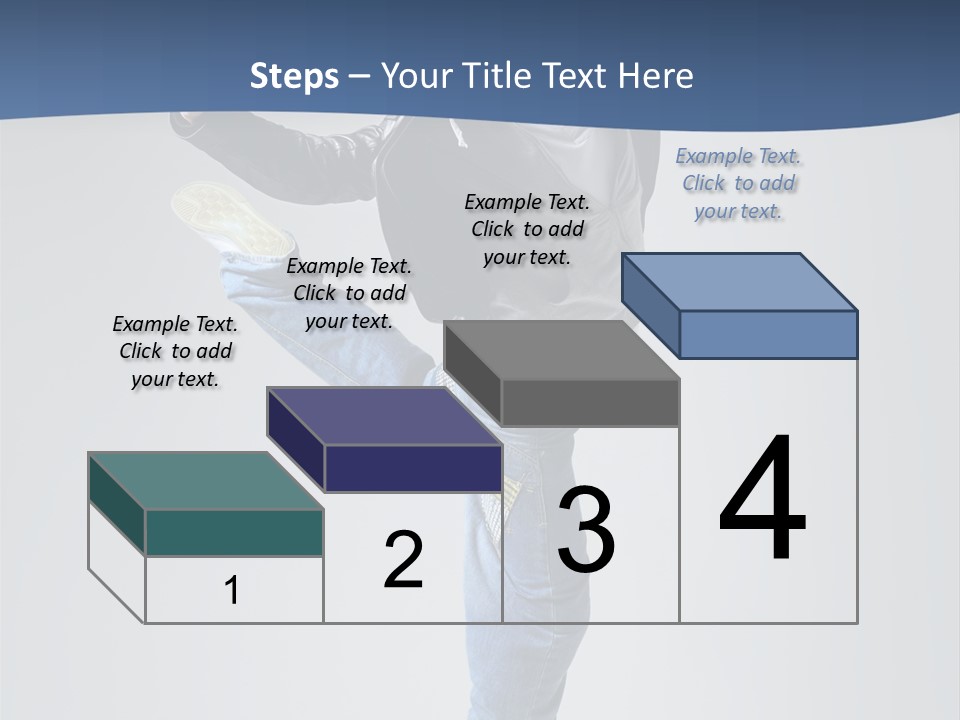 Fitness Background Jump PowerPoint Template