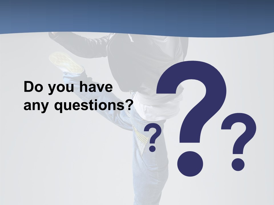 Fitness Background Jump PowerPoint Template