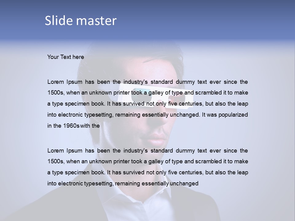 Man Color Boy PowerPoint Template