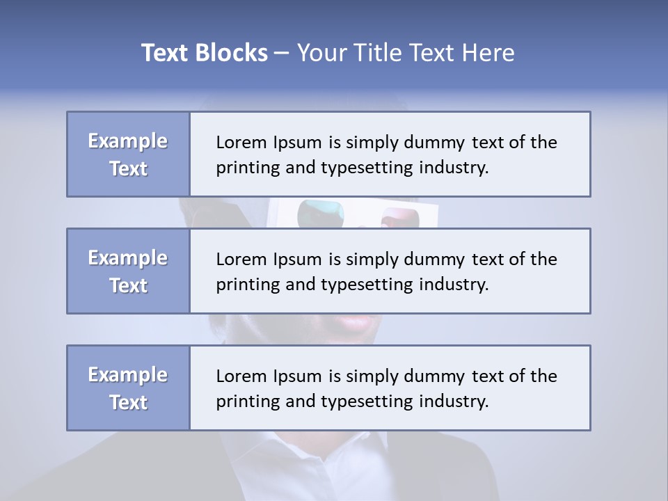 Man Color Boy PowerPoint Template