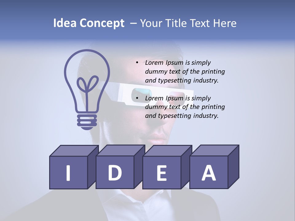 Man Color Boy PowerPoint Template