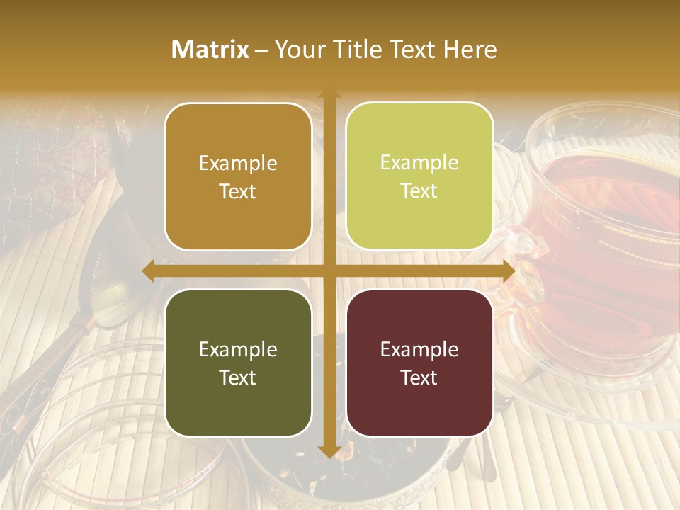 Casket Liquid Breakfast PowerPoint Template