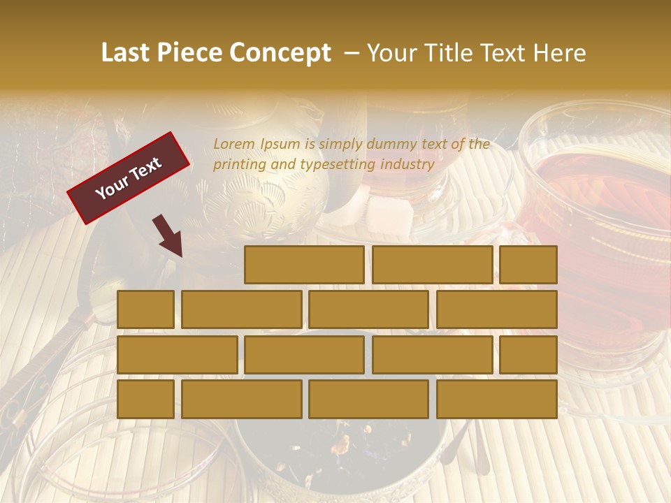 Casket Liquid Breakfast PowerPoint Template