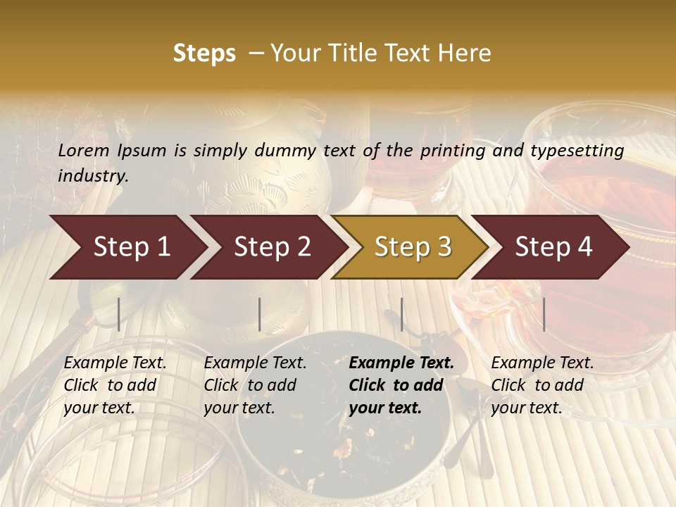 Casket Liquid Breakfast PowerPoint Template