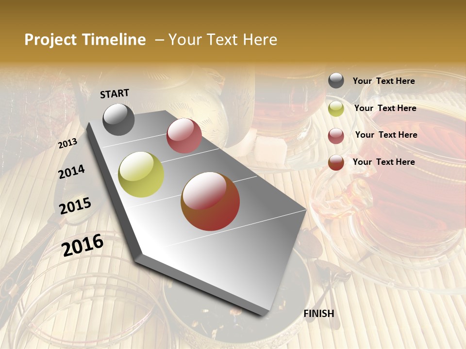 Casket Liquid Breakfast PowerPoint Template