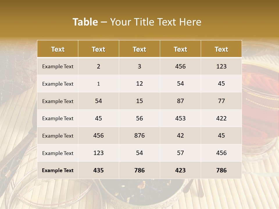 Casket Liquid Breakfast PowerPoint Template