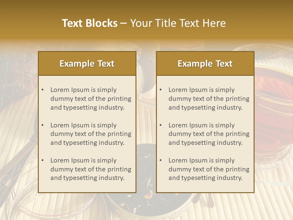 Casket Liquid Breakfast PowerPoint Template