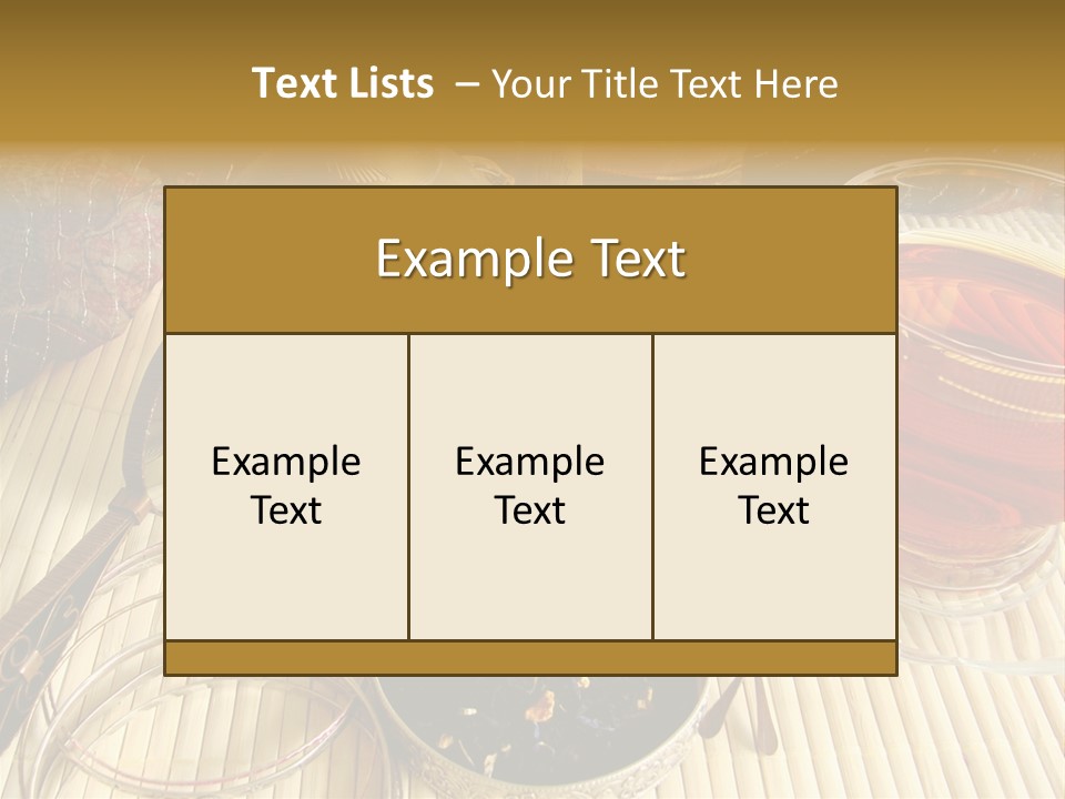Casket Liquid Breakfast PowerPoint Template
