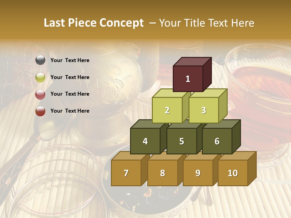 Casket Liquid Breakfast PowerPoint Template