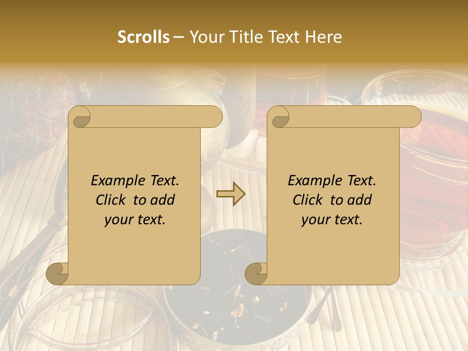 Casket Liquid Breakfast PowerPoint Template