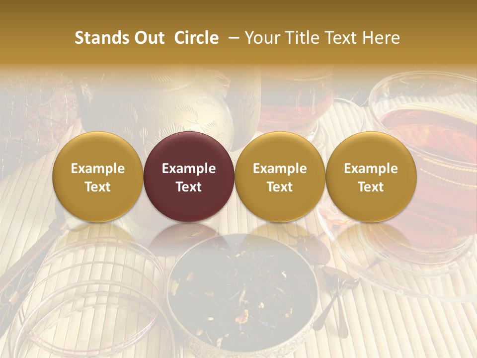 Casket Liquid Breakfast PowerPoint Template