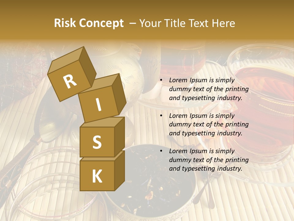 Casket Liquid Breakfast PowerPoint Template